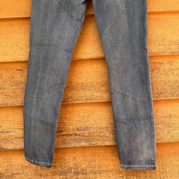 DKNY JEANS Elastic Waist Denim Legging Jeggins Dark Blue Size S - Picture 10 of 13